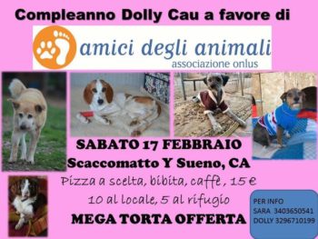 Compleanno Dolly Cau per Amici Degli Animali 2018